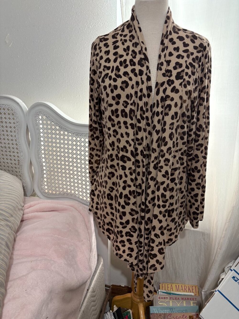 Dana Bachman Leopard Knit Cardigan - Waterfall style